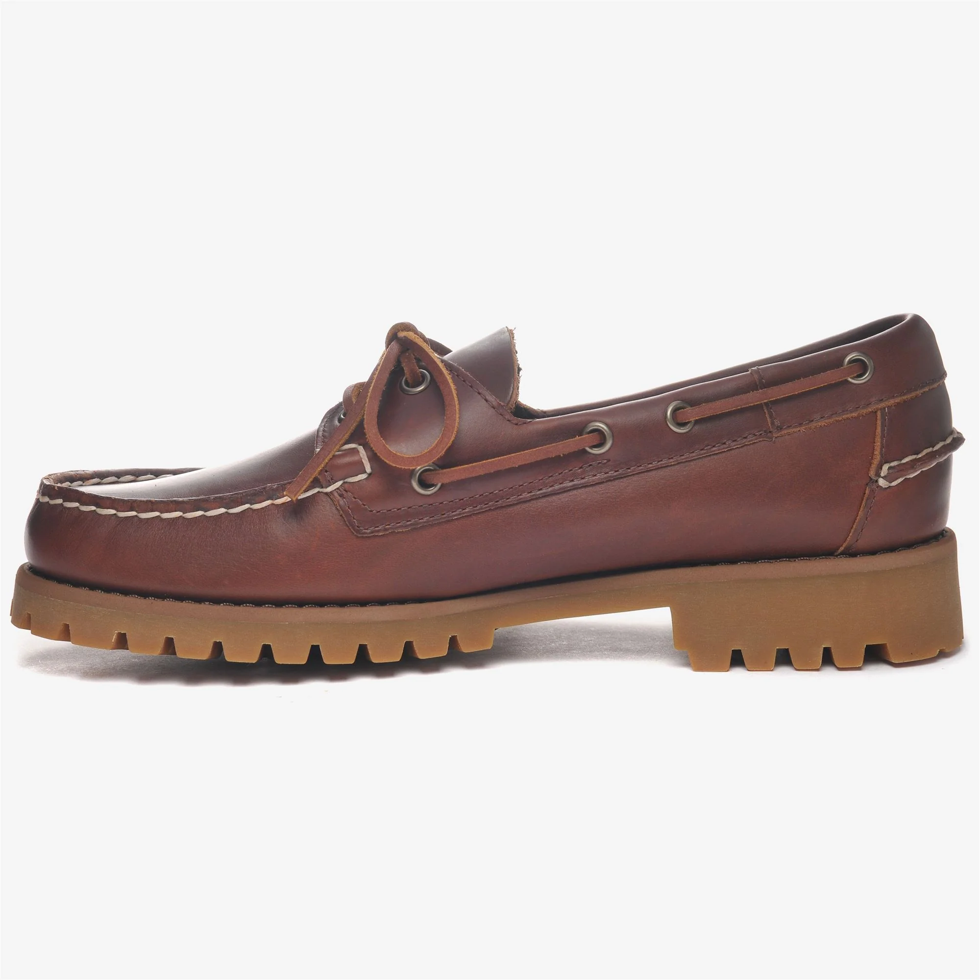 RANGER WAXY - Docksides - Moccasin - Man - Brown-Gum-Brown-Brown Dk Ocra - Image 3