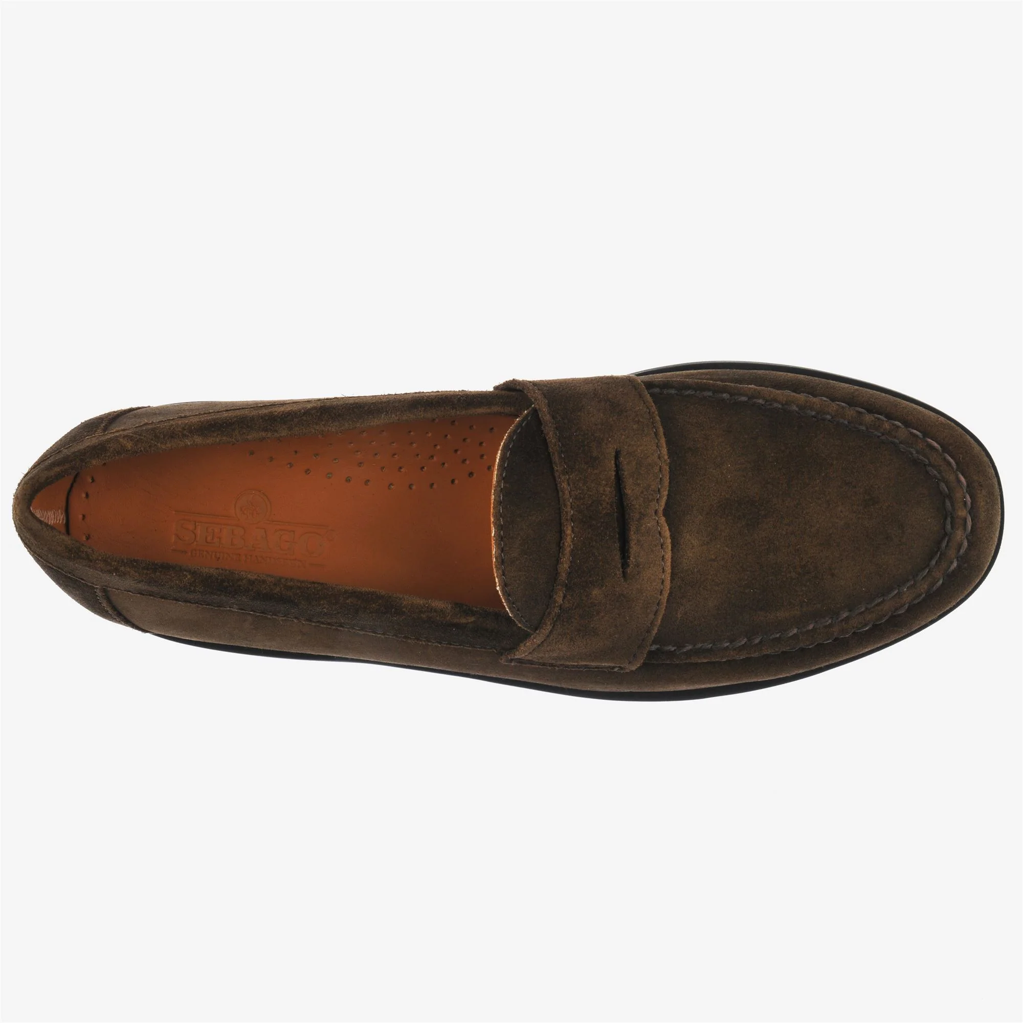 RYAN SUEDE PO - Moc - Moccasin - Man - Green Military-Brown Oliva - Image 4