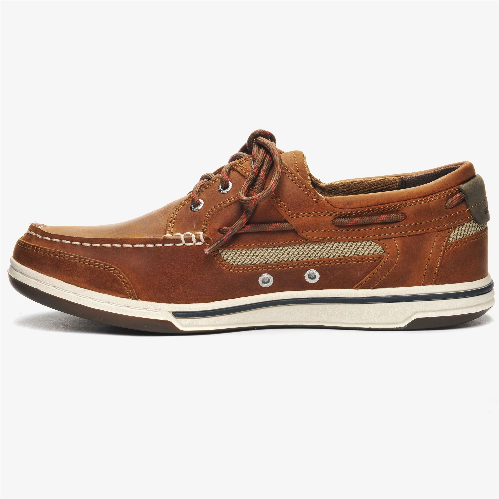 TRITON THREE EYELETS FGL - Docksides - Moccasin - Man - Brown Cinnamon - Image 3