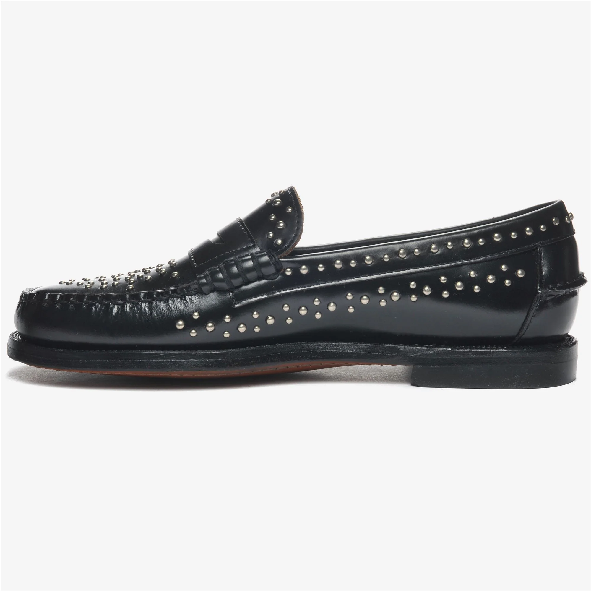 DAN STUDS WOMAN - Moc - Moccasin - Woman - Black - Image 3