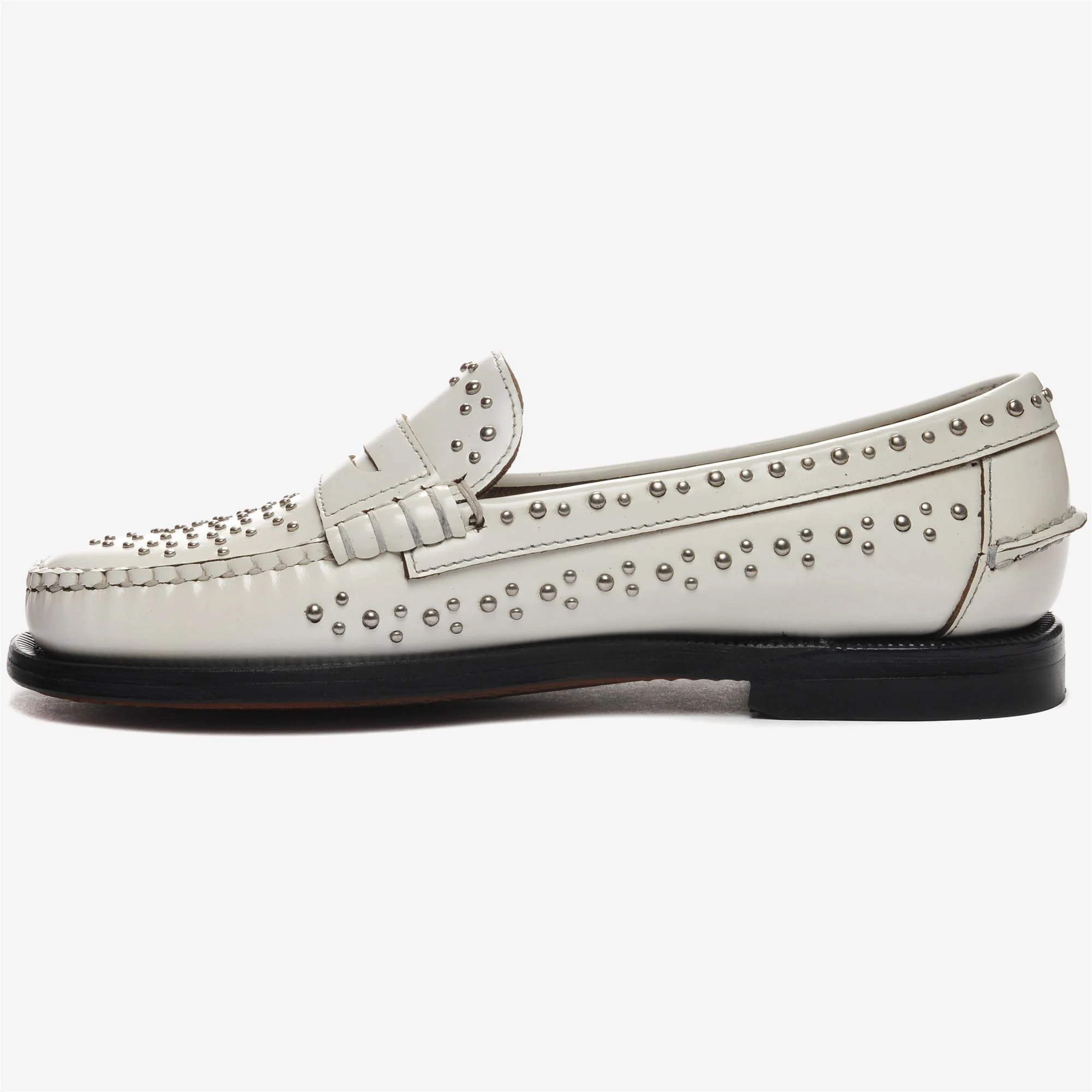 DAN STUDS WOMAN - Moc - Moccasin - Woman - White - Image 3