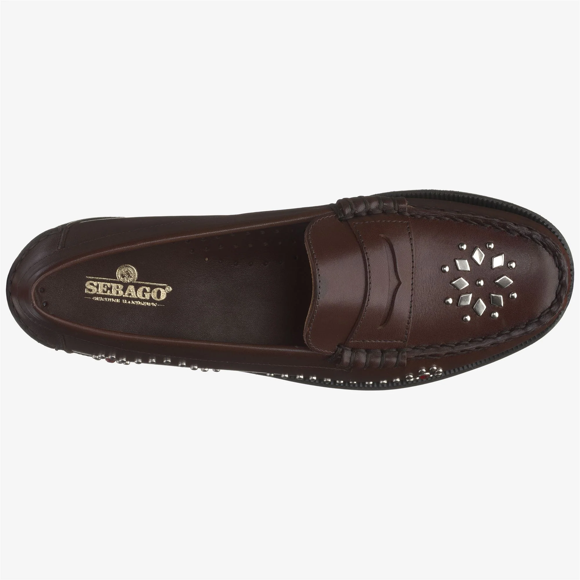 DANDETTE STUDS WOMAN - Moc - Moccasin - Woman - Dk Brown-Brown Seal - Image 4