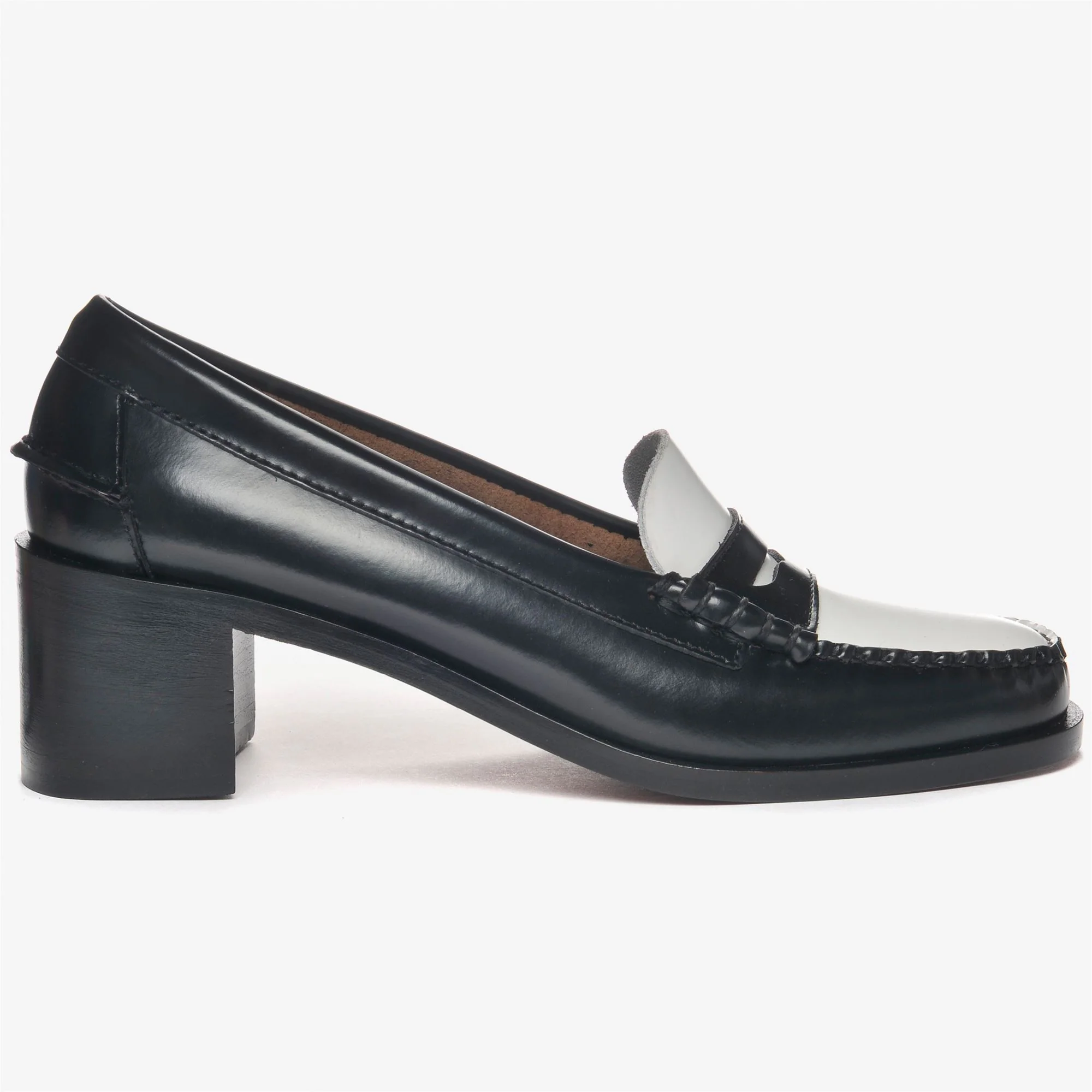 EGLE WOMAN - Moc - Moccasin - Woman - Black-White-Black-White
