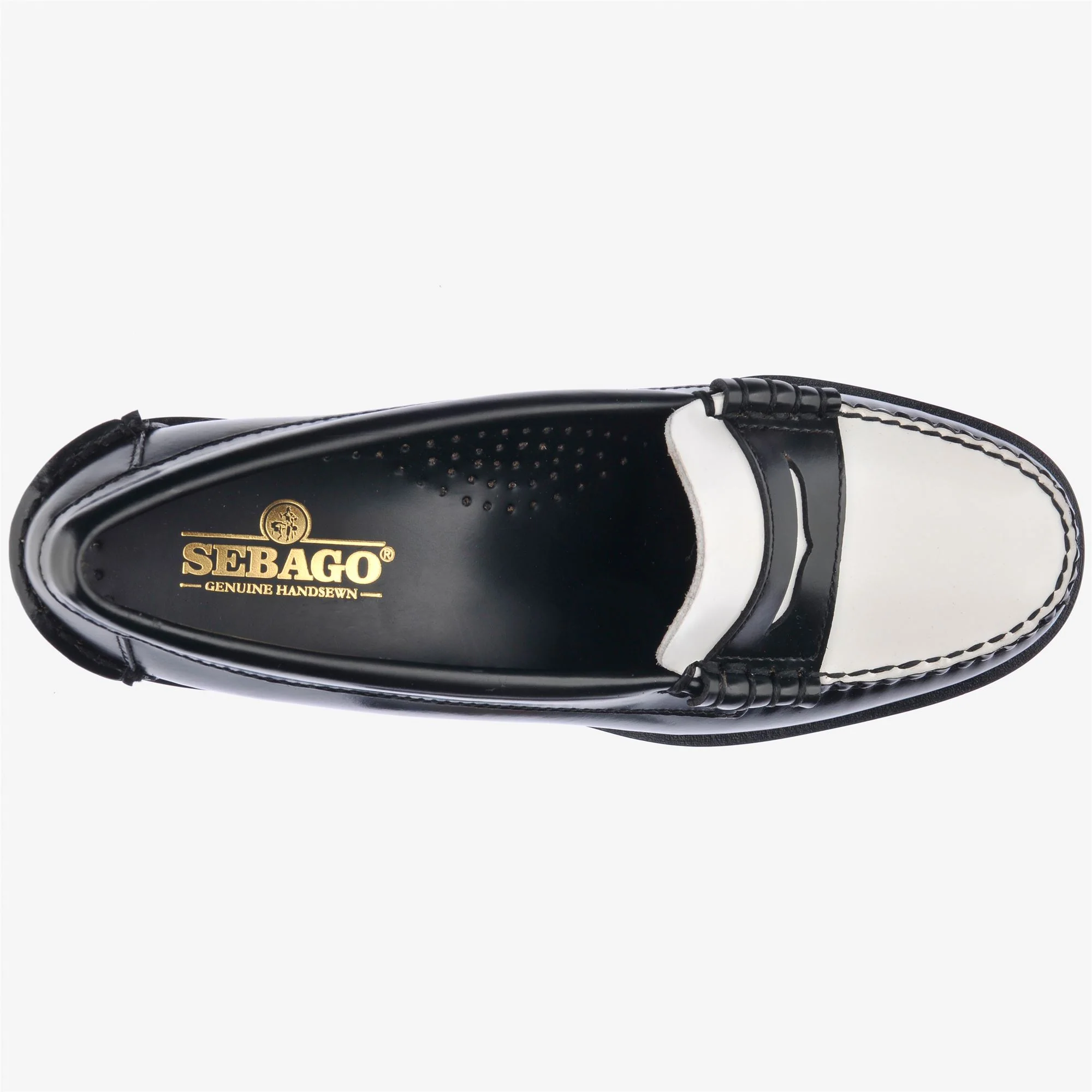 EGLE WOMAN - Moc - Moccasin - Woman - Black-White-Black-White - Image 4