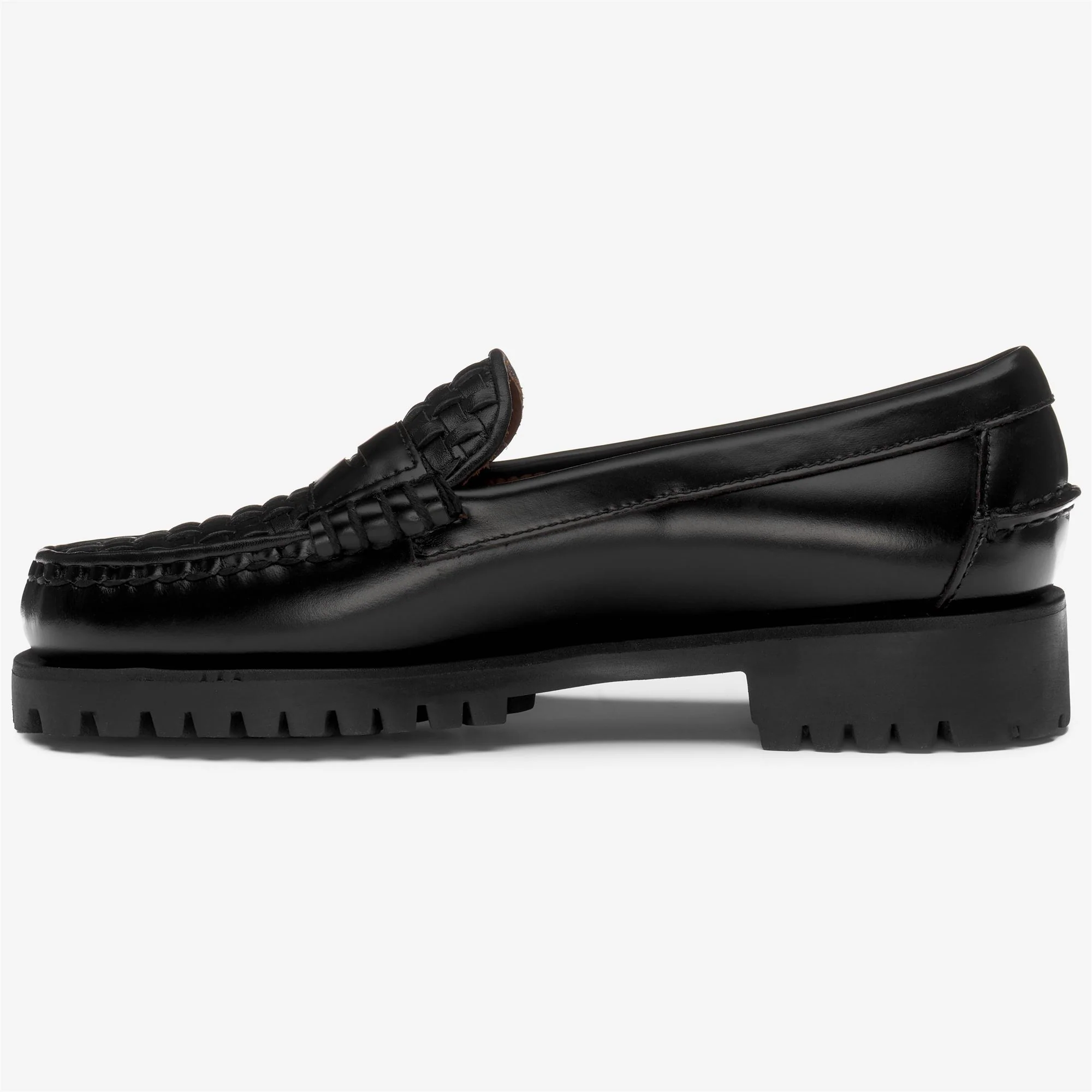 OTIS VAMP  LUG WOMAN - Moc - Moccasin - Woman - Black - Image 3