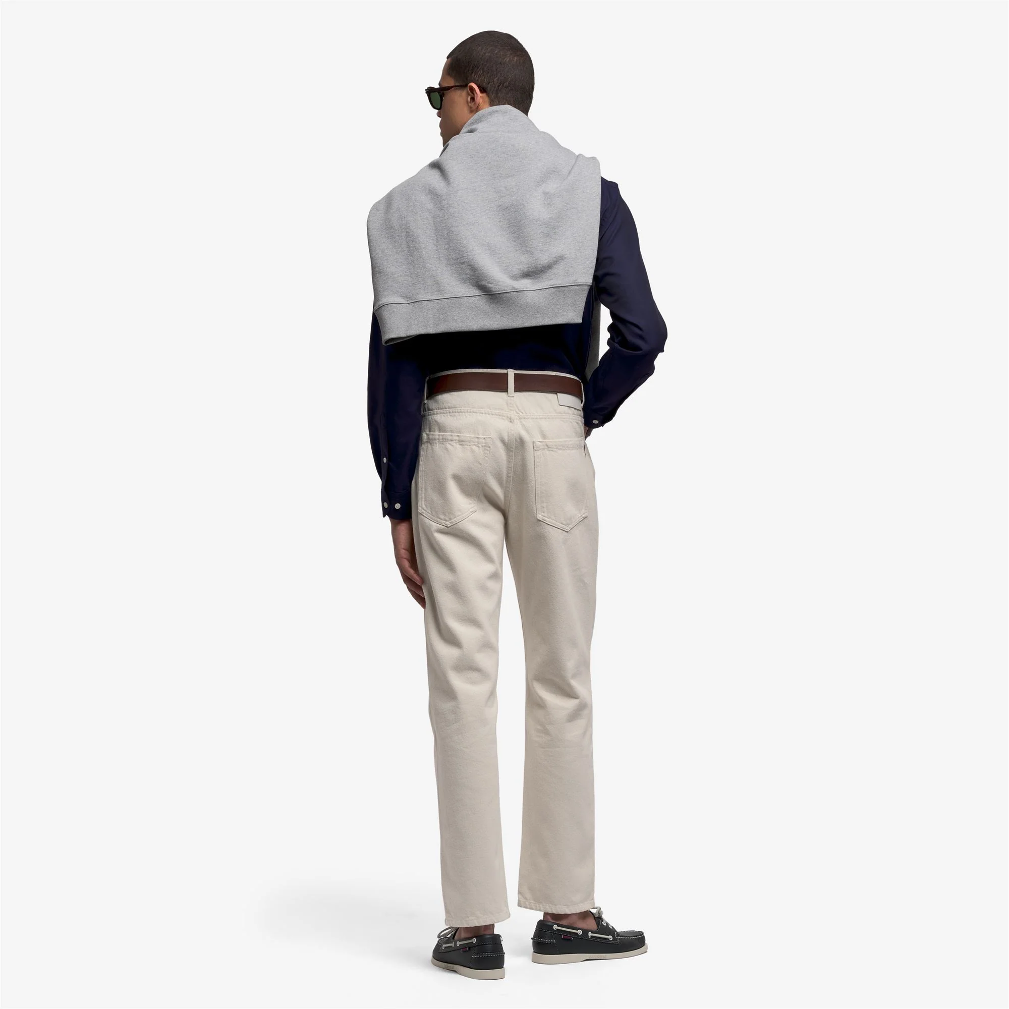 SANBORN - Pants - 5 Pockets - Man - Beige Gesso - Image 5