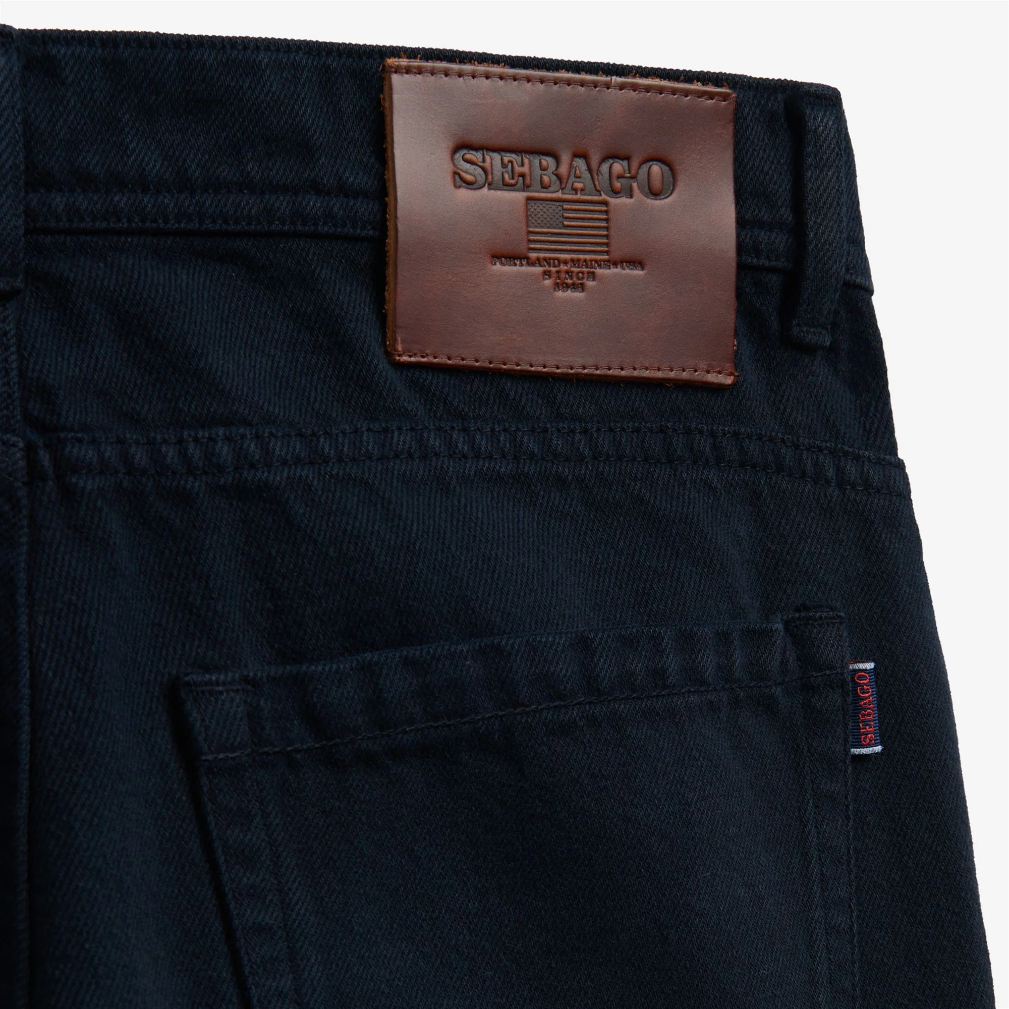 SANBORN - Pants - 5 Pockets - Man - Blue Dk - Image 3