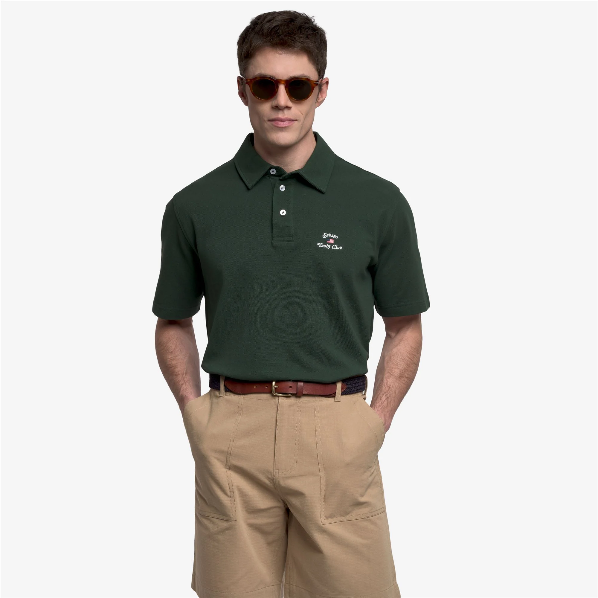 ORCHARD PL - Polo Shirts - Polo - Unisex - Green Bistro - Image 4