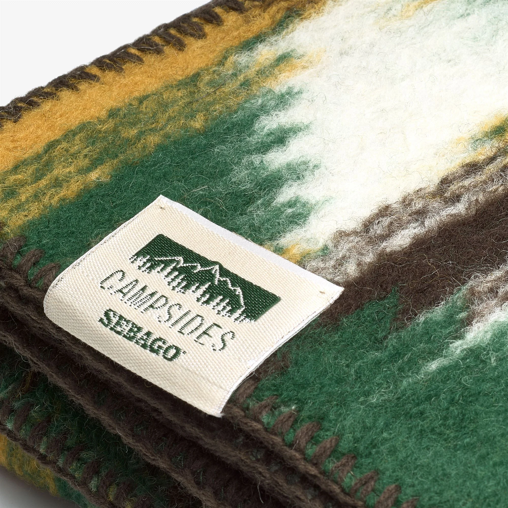 ASH - Blankets - Blanket - Unisex - GREEN-OFF WHITE- YELLOW-BROWN - Image 3