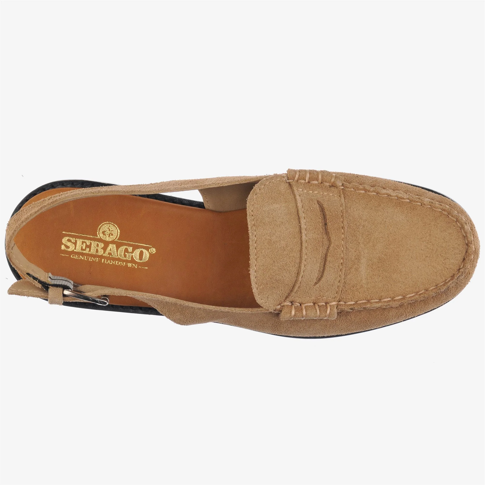 DAN SANDAL FLESH OUT WOMAN - Sandals - Moccasin - Woman - Beige Camel-Beige Taffy - Image 4