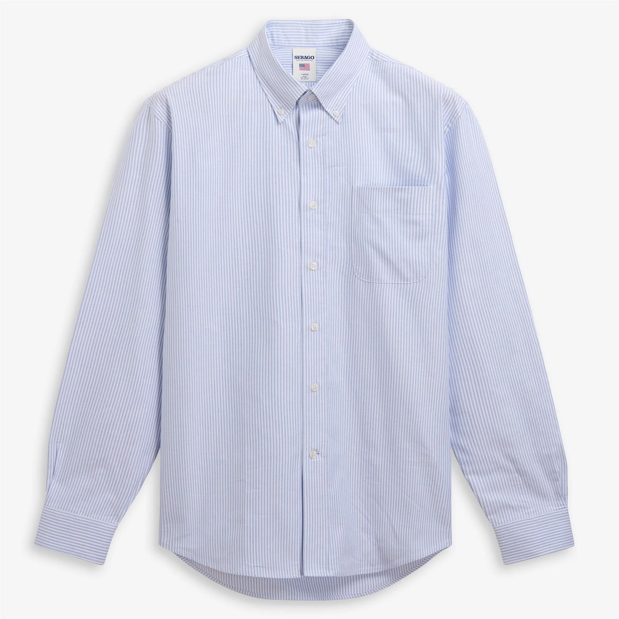 DOUBLING OX - Shirts - Oxford - Unisex - ROYAL BLUE-WHITE