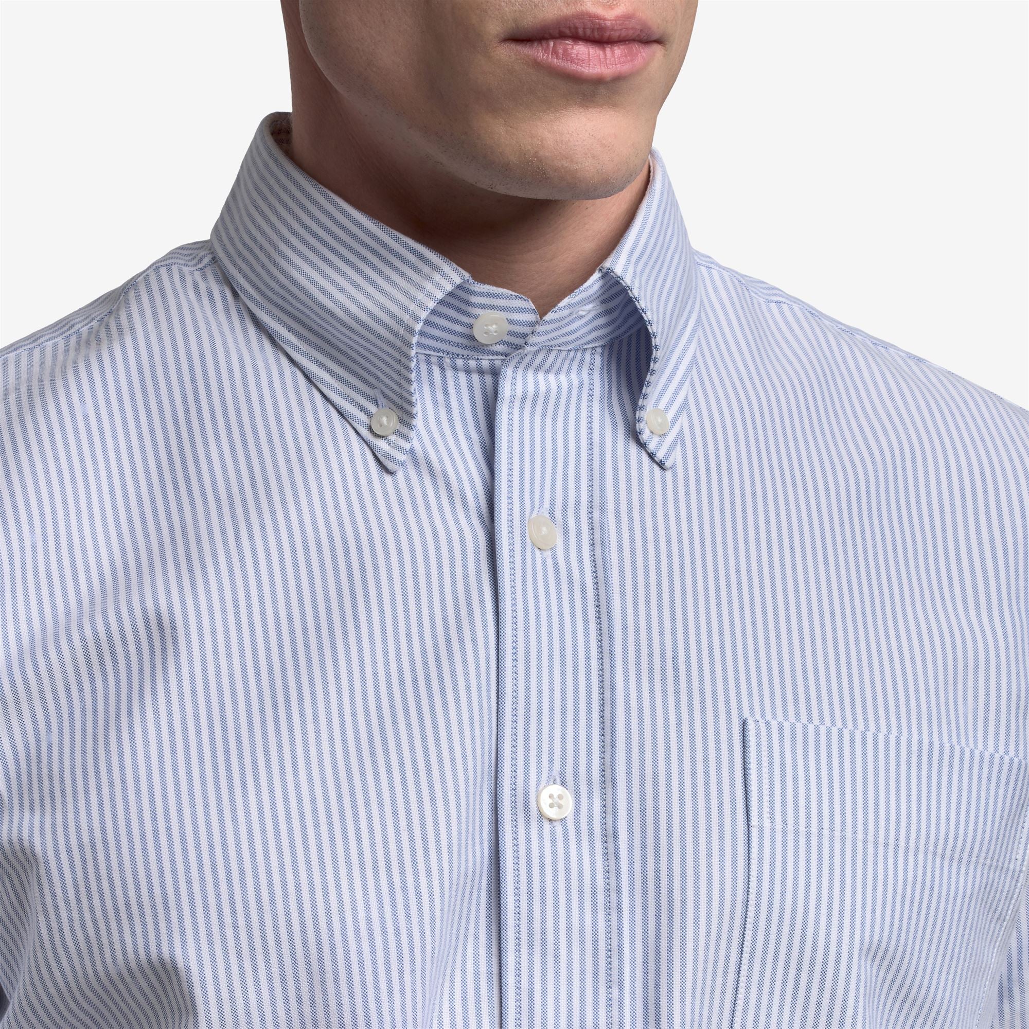 DOUBLING OX - Shirts - Oxford - Unisex - ROYAL BLUE-WHITE - Image 5