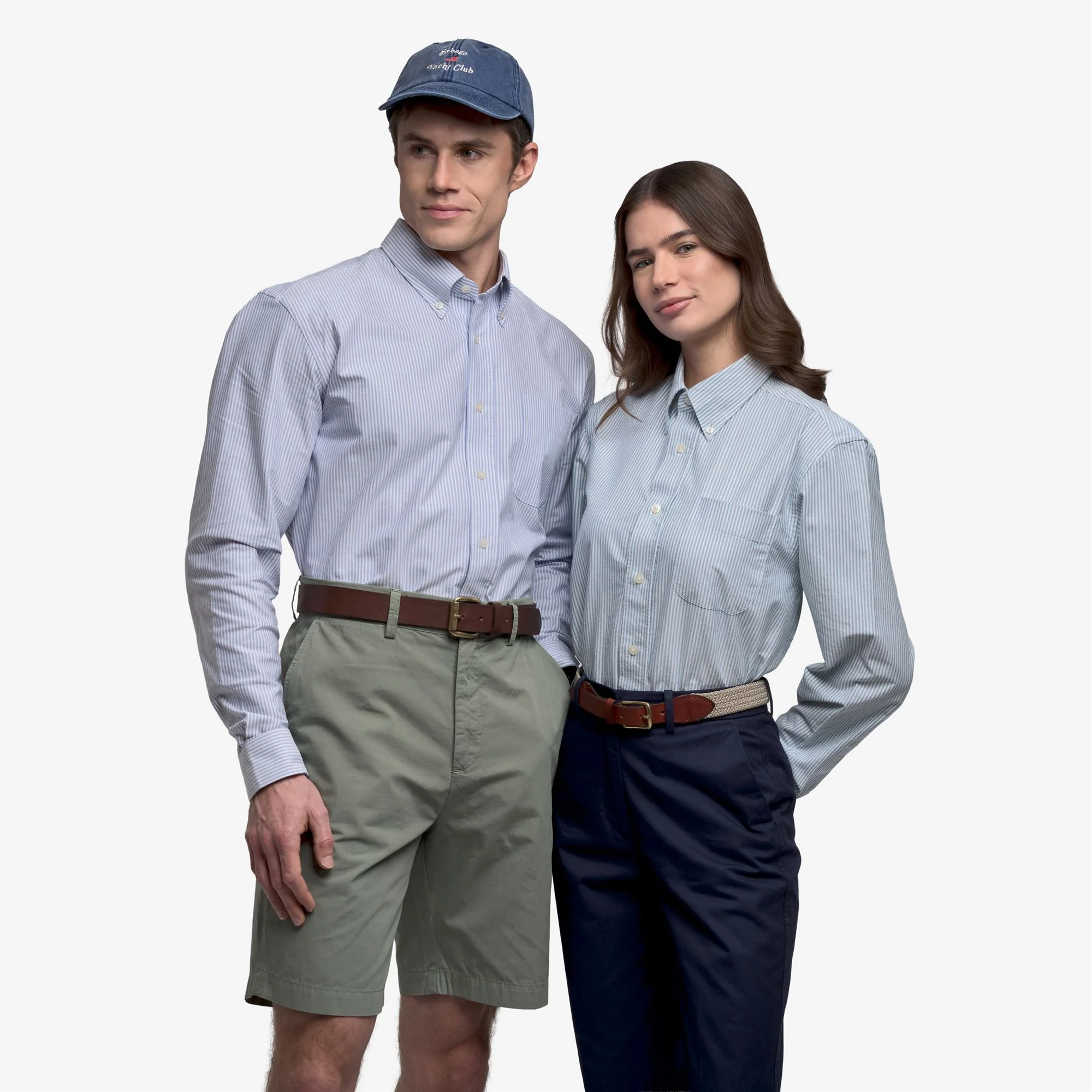 DOUBLING OX - Shirts - Oxford - Unisex - ROYAL BLUE-WHITE - Image 7
