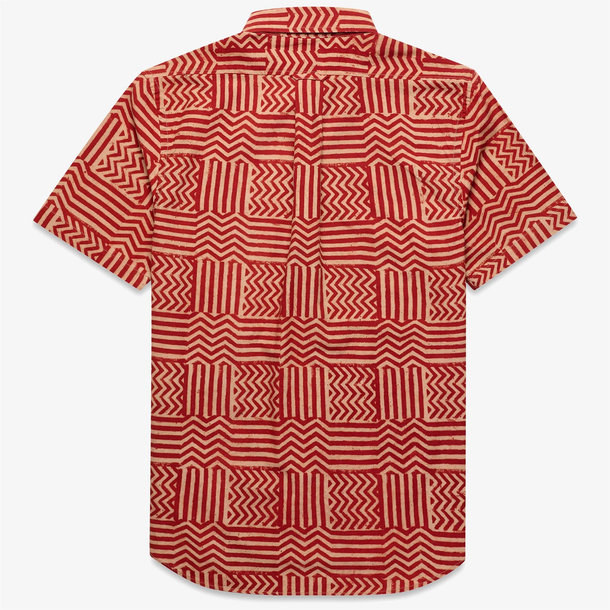 DUCKTRAPRIVER - Shirts - Button Down - Unisex - Pink-Dk Red Fancy - Image 2