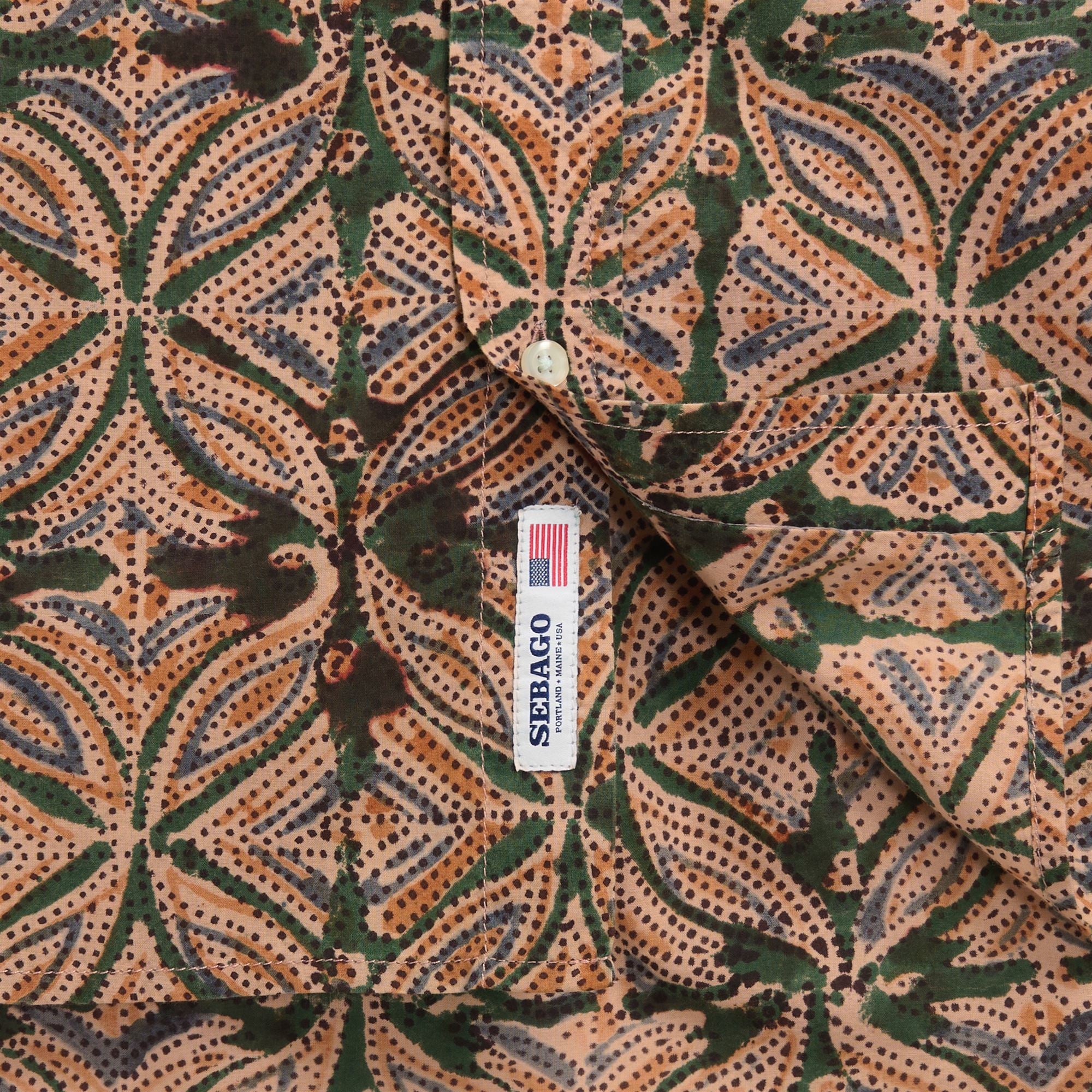 LITTLERIVER - Shirts - Button Down - Unisex - Fancy Green-Blue - Image 3