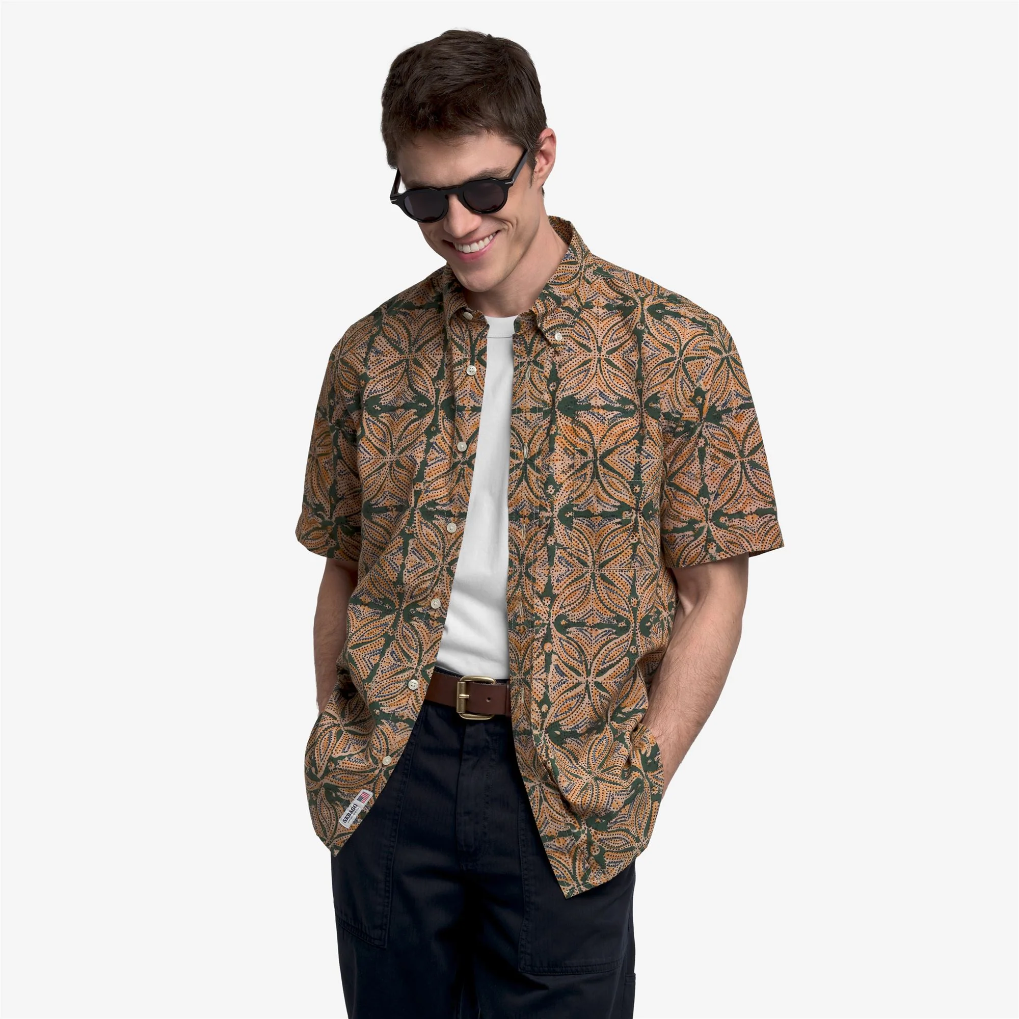 LITTLERIVER - Shirts - Button Down - Unisex - Fancy Green-Blue - Image 4