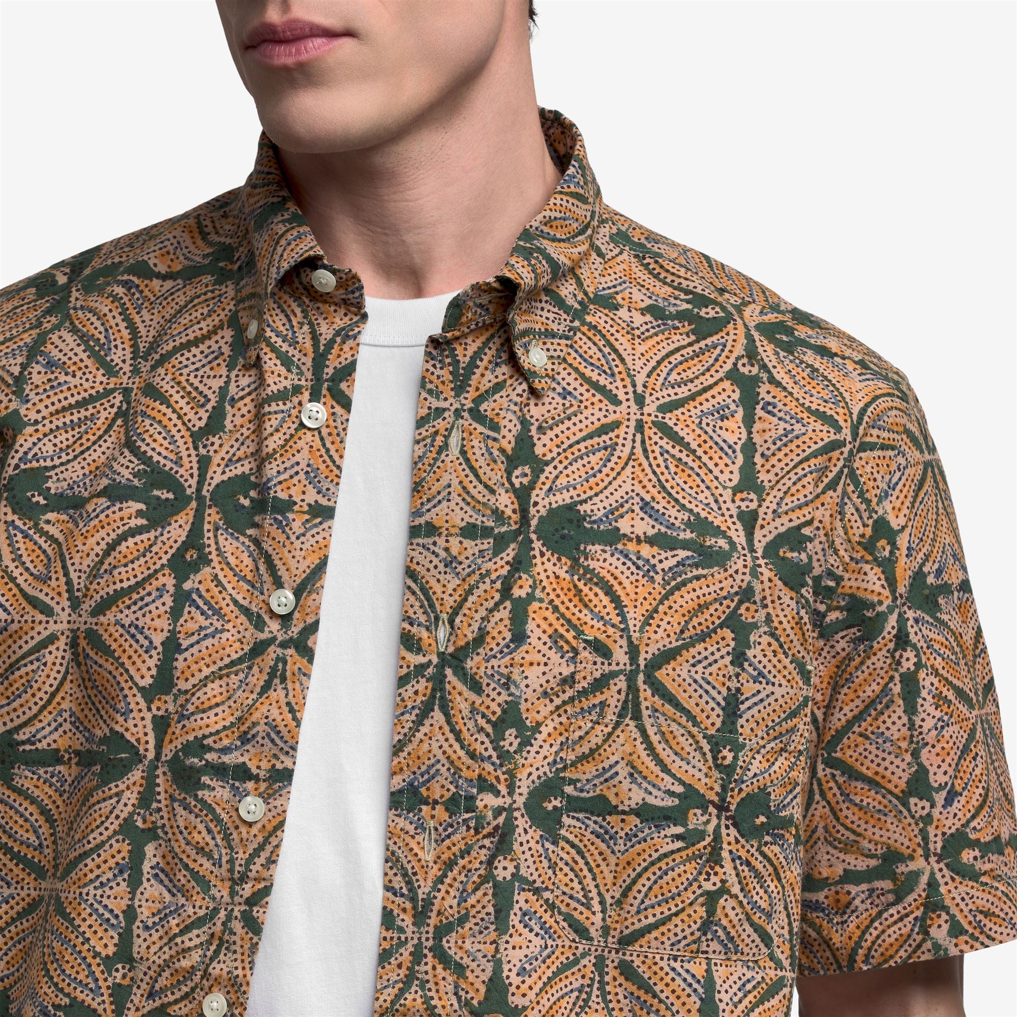 LITTLERIVER - Shirts - Button Down - Unisex - Fancy Green-Blue - Image 5