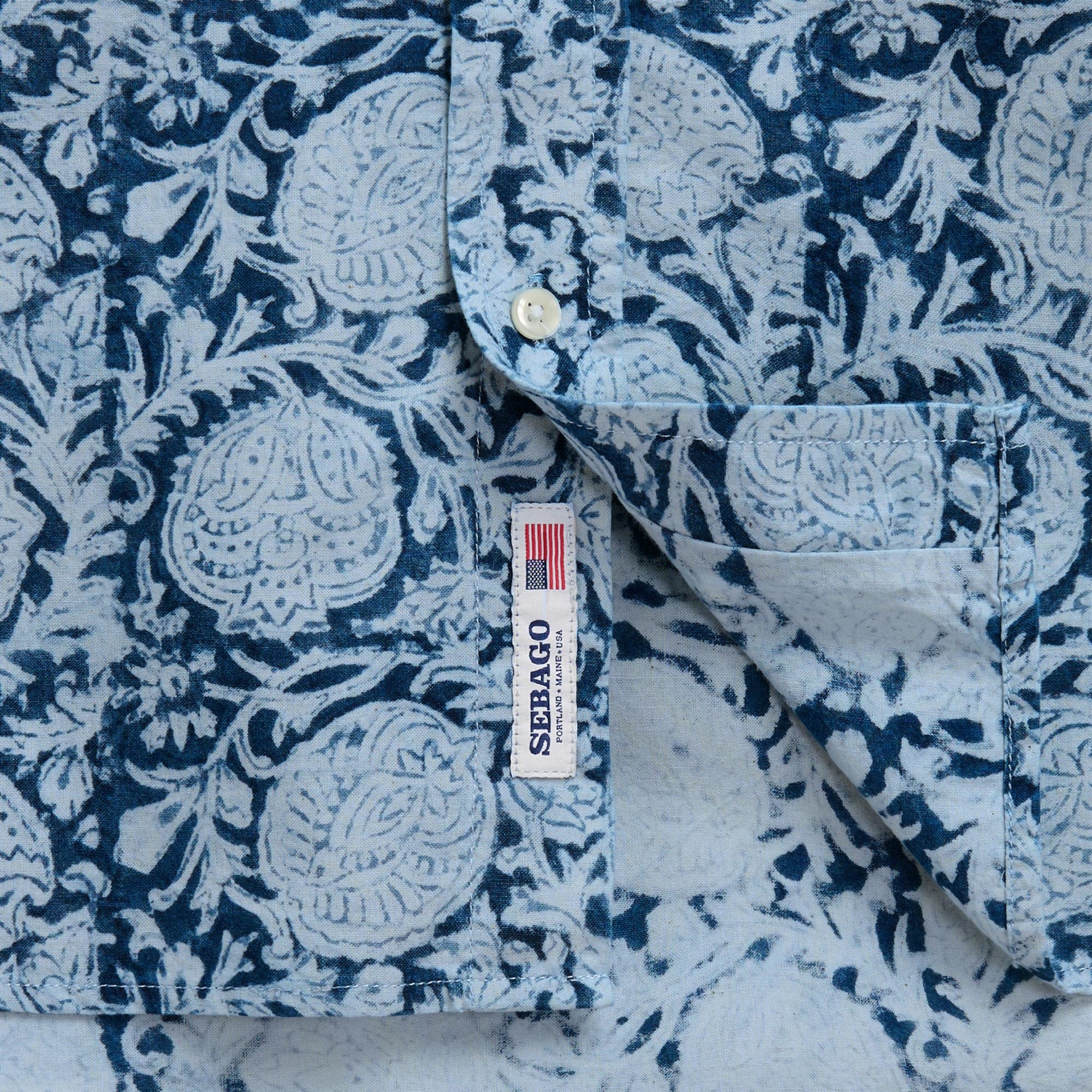 MARSHRIVER - Shirts - Button Down - Unisex - Fancy white-blue - Image 3