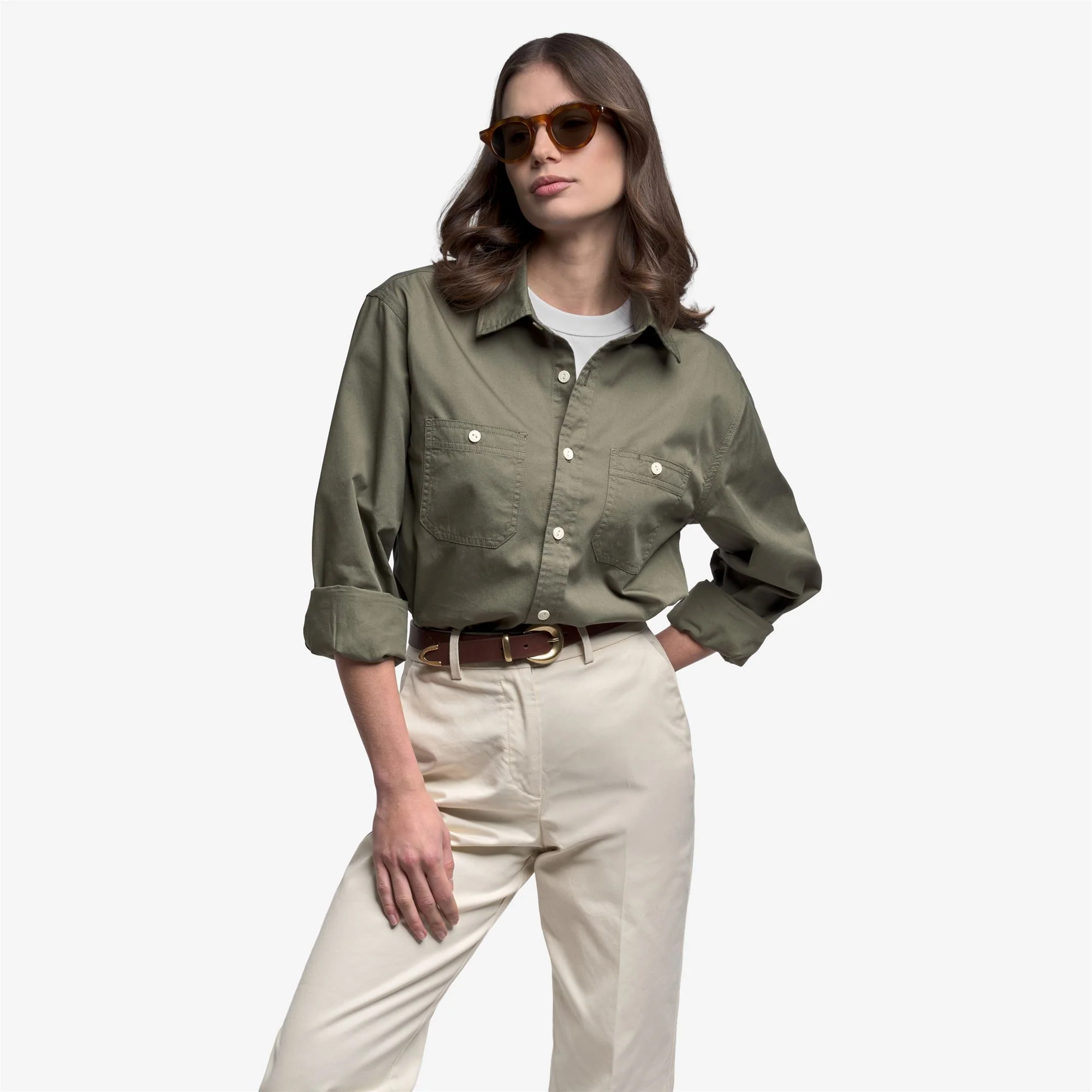 MOLUNKUS - Shirts - Casual - Unisex - Green Lichen - Image 4