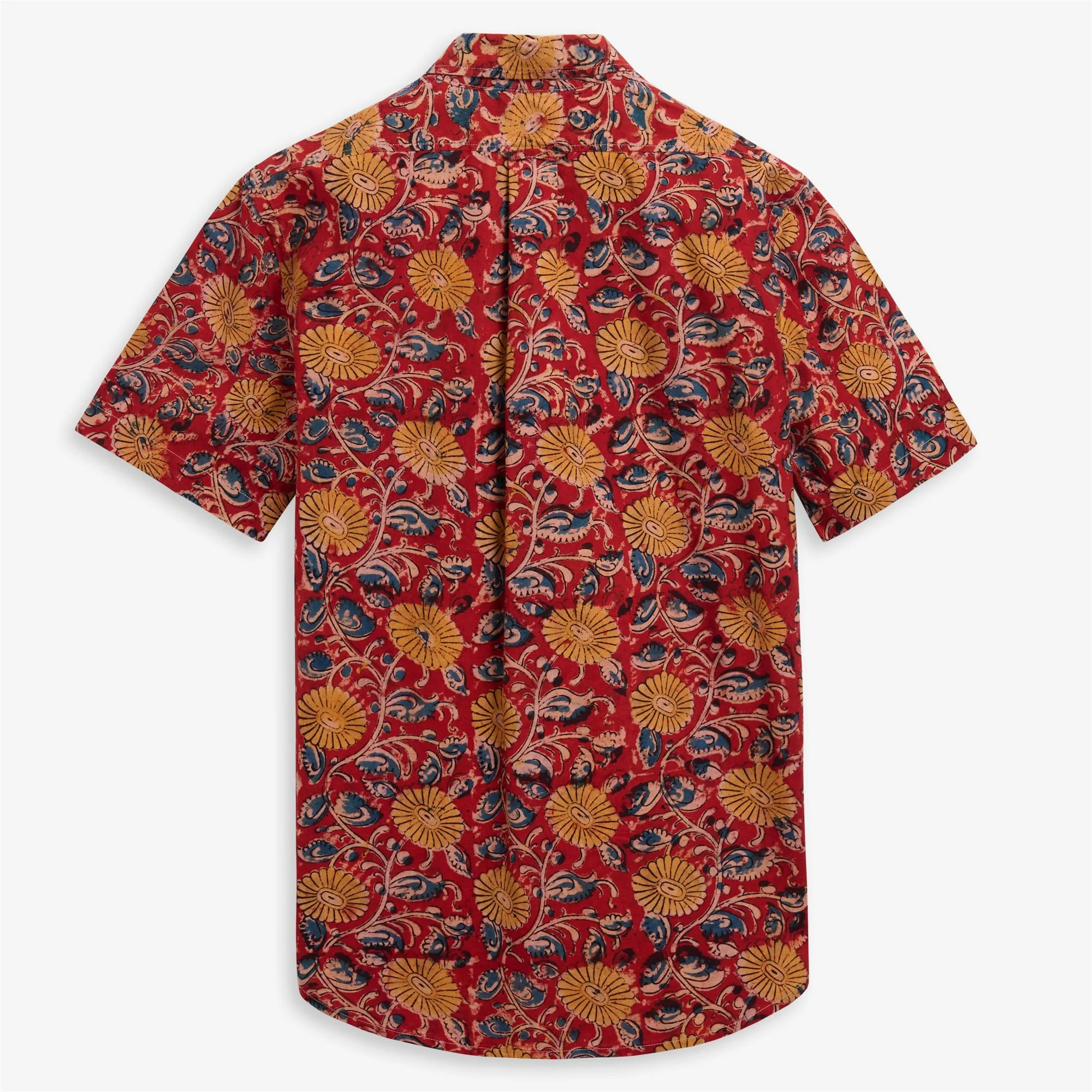 MUDDYRIVER - Shirts - Button Down - Unisex - Fancy Red-Yellow-Blue - Image 2