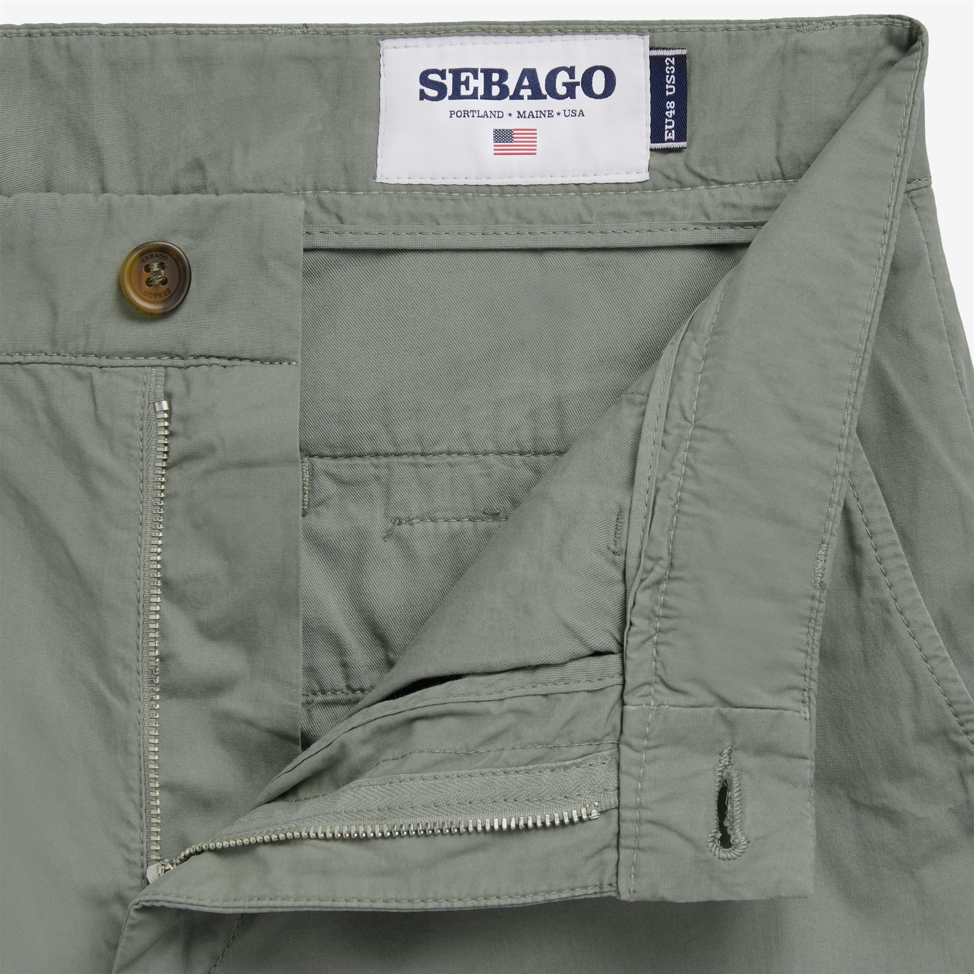 SASANOA SHORT - Shorts - Chino - Man - Green Lichen - Image 3