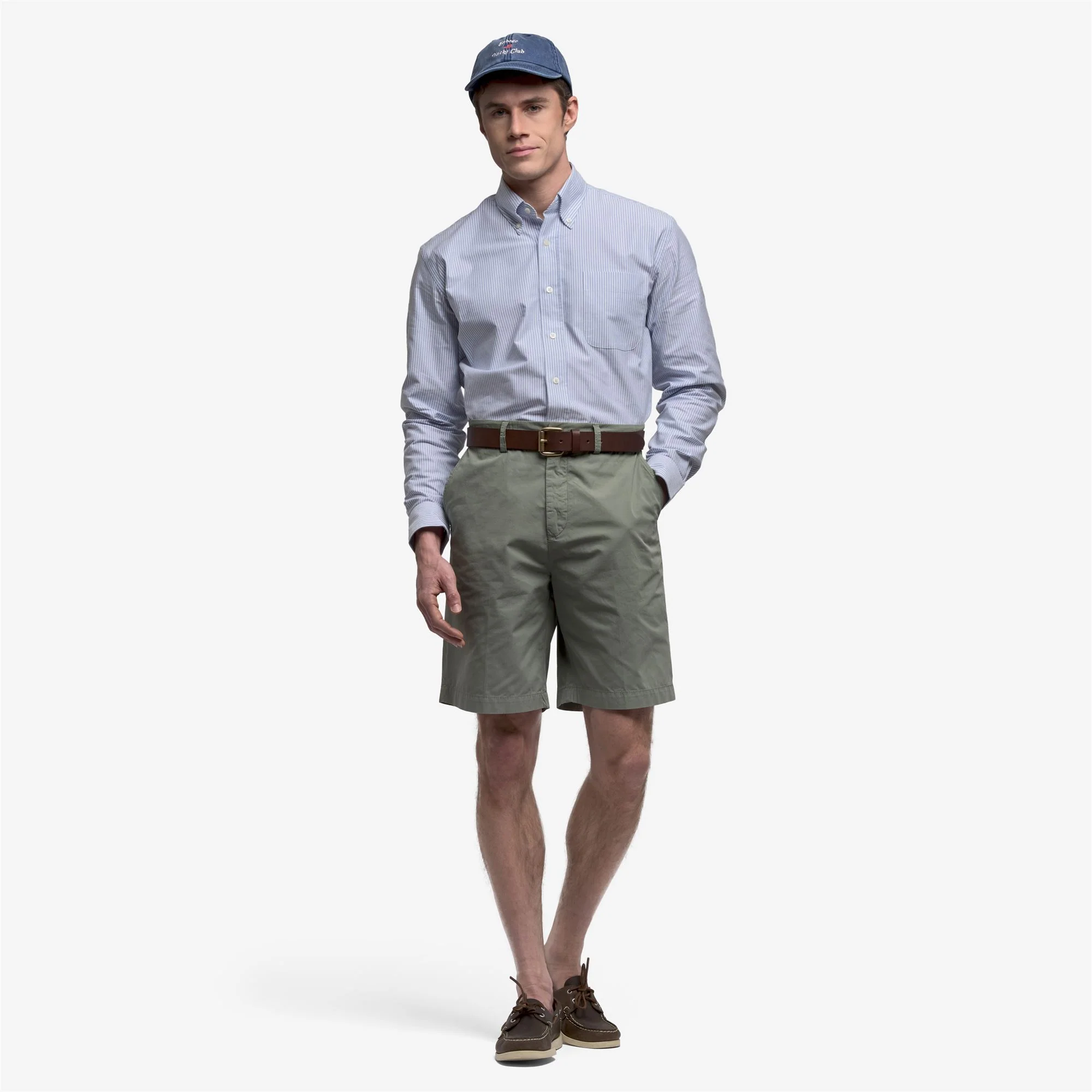 SASANOA SHORT - Shorts - Chino - Man - Green Lichen - Image 4
