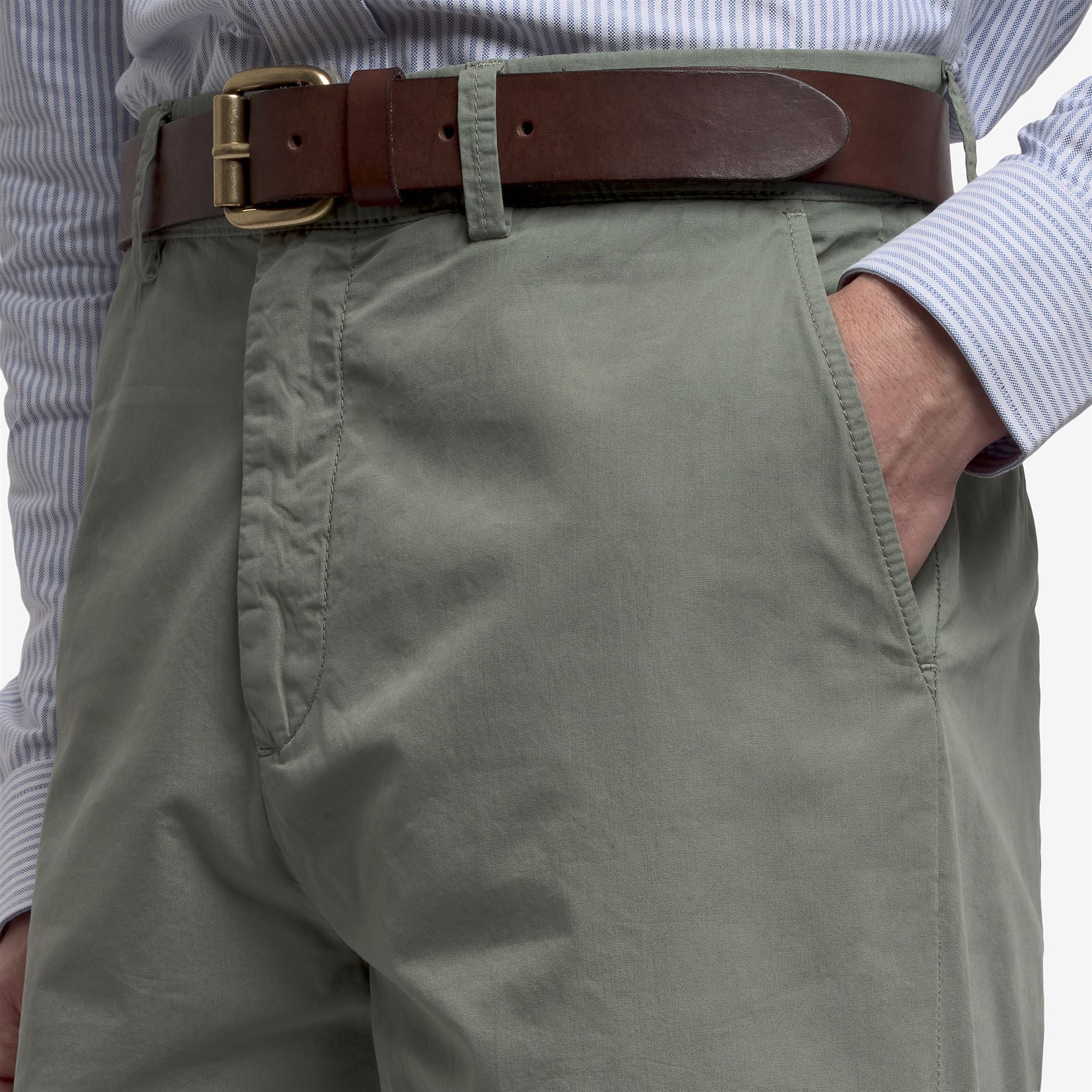 SASANOA SHORT - Shorts - Chino - Man - Green Lichen - Image 6