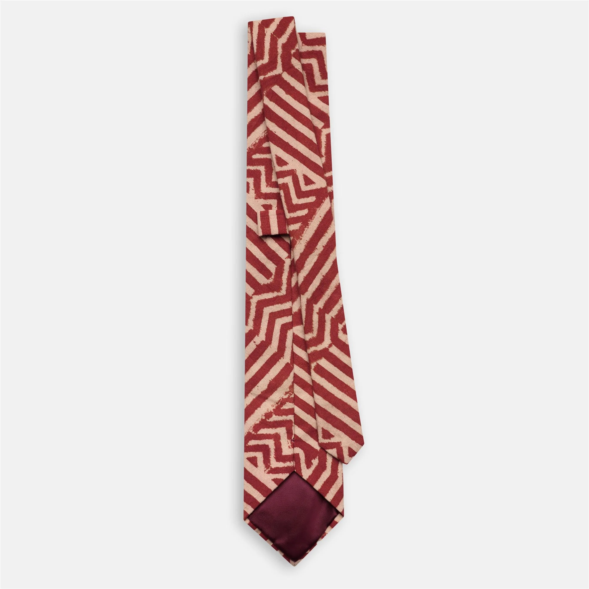 CARATUNK - Small Accessories - Tie - Man - Pink-Dk Red Fancy - Image 2