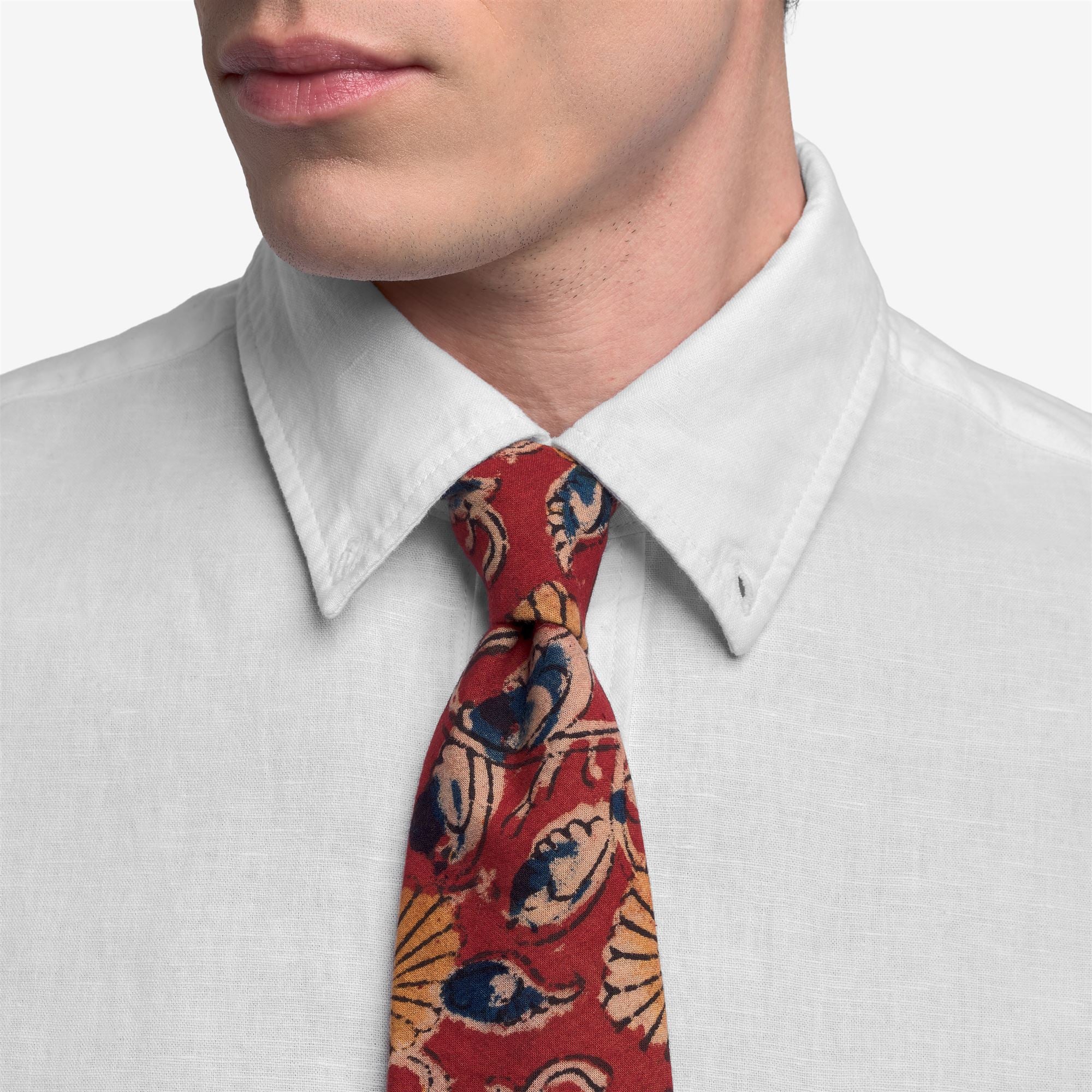 LEBANON TIE - Small Accessories - Tie - Man - Fancy Red-Yellow-Blue - Image 4