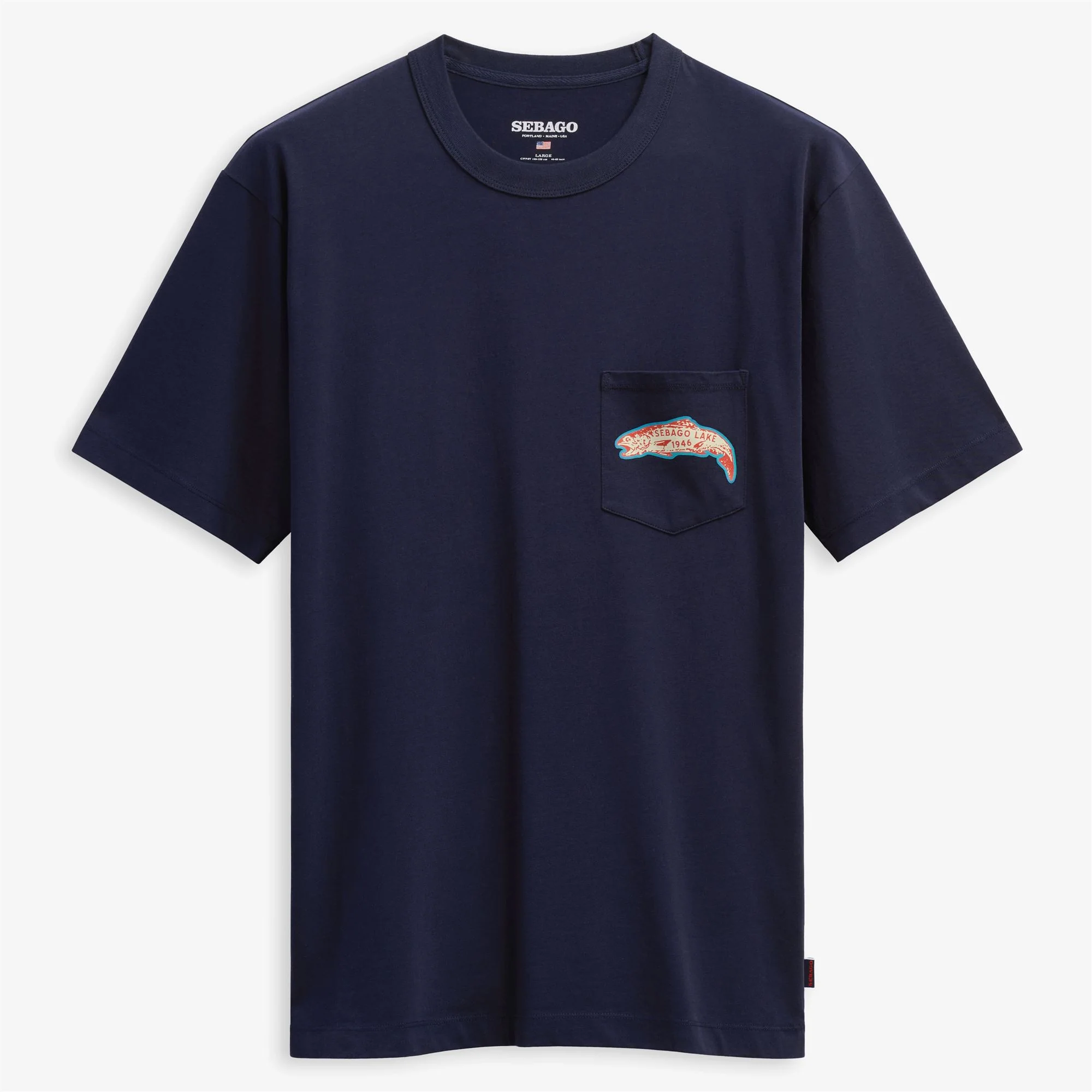 EASTLAKE - T-Shirts & Top - T-Shirt - Unisex - Blue Dk