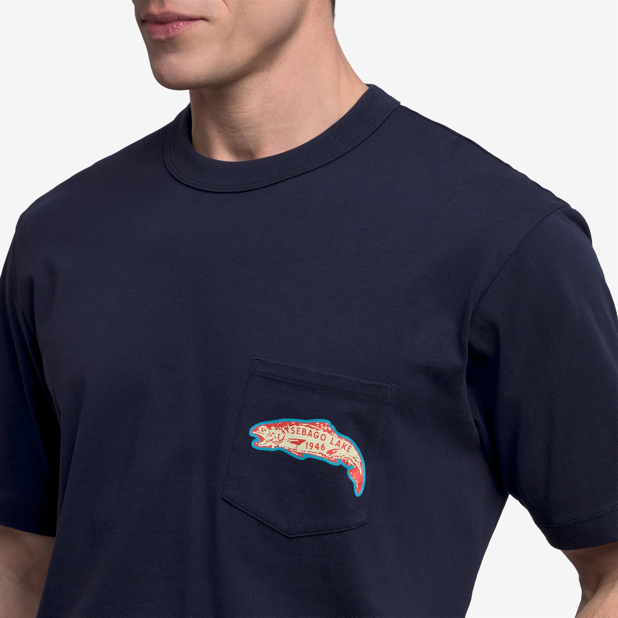 EASTLAKE - T-Shirts & Top - T-Shirt - Unisex - Blue Dk - Image 5