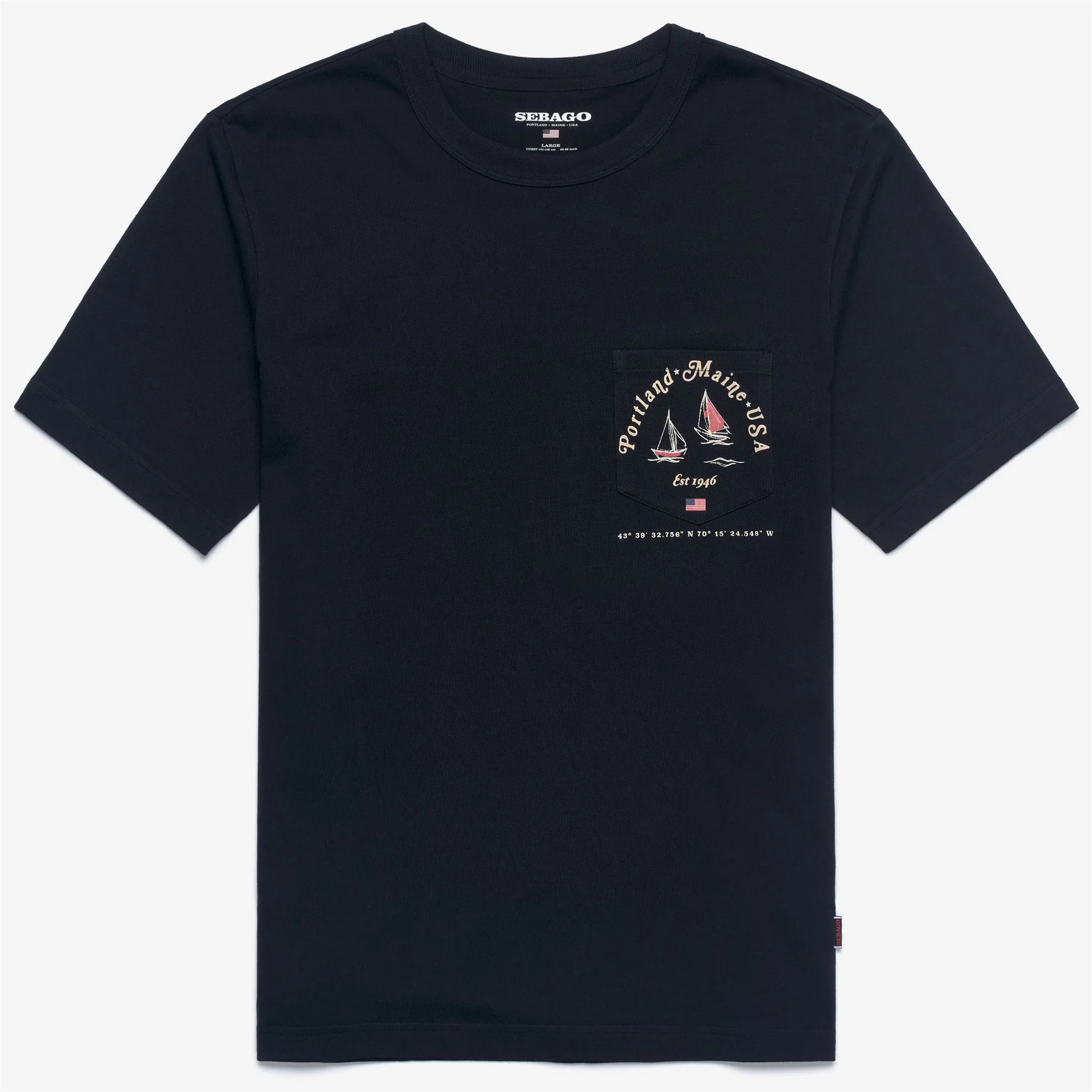 REGATTA USA T - T-Shirts & Top - T-Shirt - Unisex - REGATTA STATI UNITI BLUE